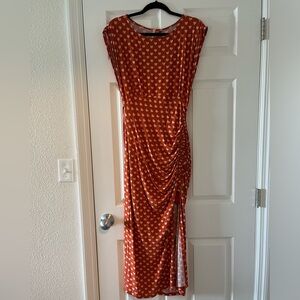 Free People Lakeside Printed Midi Dress size small